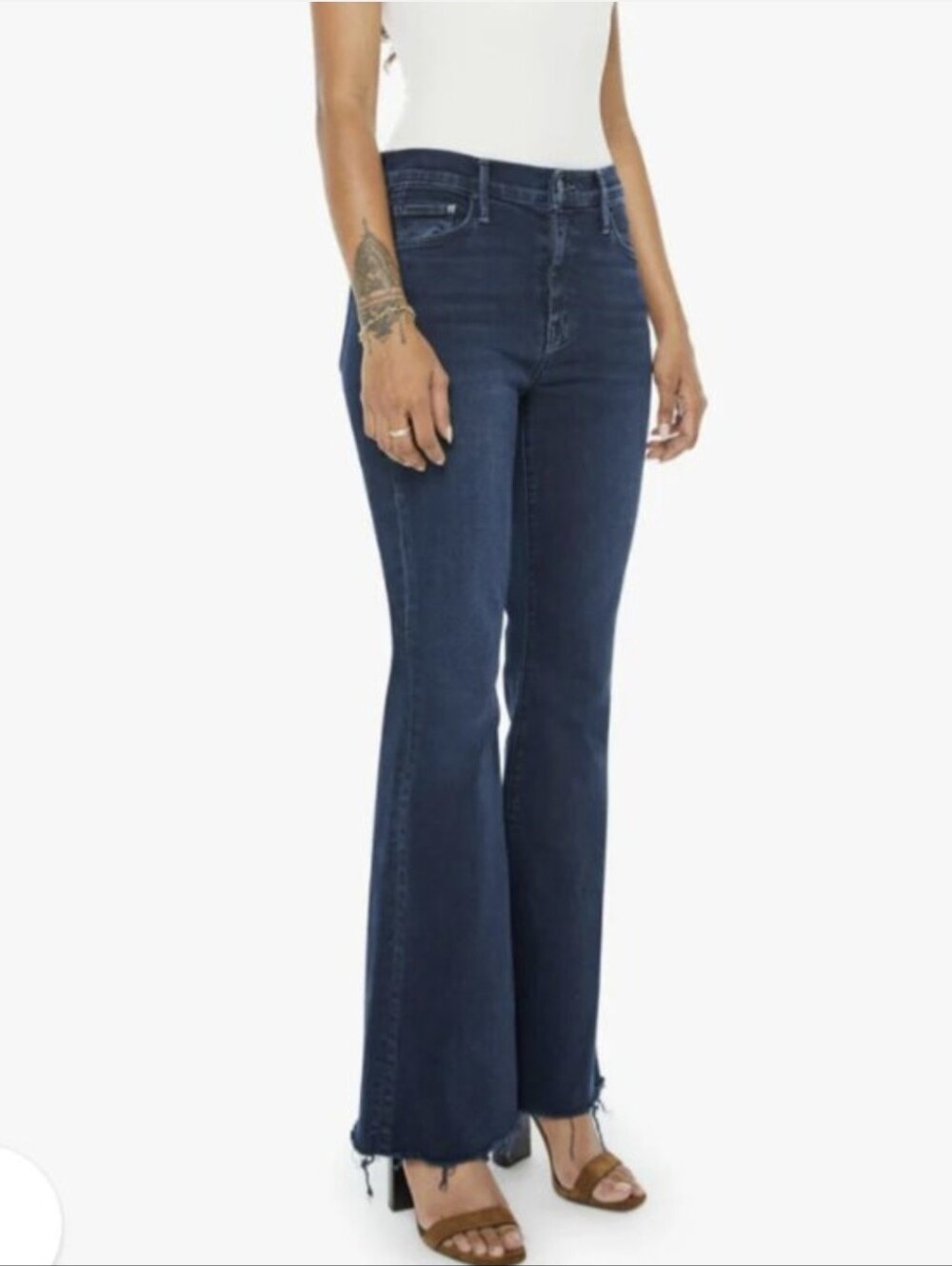 Mother The Weekender Fray - Chip On My Shoulder Jeans
